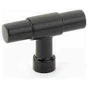 Emtek Jasper 2 Inch Bar Cabinet Knob from the Industrial Modern Collection Flat Black
