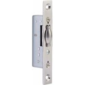 Emtek Euro Heavy Duty Roller Latch Mortise Lock Body Brushed Stainless Steel