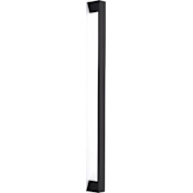 Emtek Trinity 18 Inch Center to Center Appliance Pull Set from the Contemporary Collection - Back to Back Mounting Flat Black