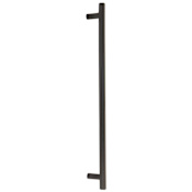 Emtek Mod Hex 18 Inch Center to Center Appliance Pull Set from the Urban Modern Collection - Back to Back Mounting
 Flat Black