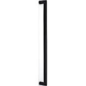 Emtek Sandcast Bronze Rail 18 Inch Center to Center Handle Appliance Pull Flat Black Bronze