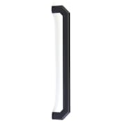 Emtek Riviera 12 Inch Center to Center Handle Appliance Pull from the Hollywood Regency Collection Flat Black