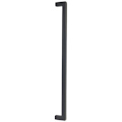 Emtek Rustic Modern 18 Inch Center to Center Handle Appliance Pull Flat Black Bronze