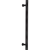 Emtek Tribeca 12 Inch Center to Center Bar Appliance Pull Flat Black
