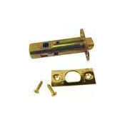 Emtek Replacement Door Latch with 2-3/8" Backset and Square Corners for Privacy Knobsets and Leversets Antique Nickel