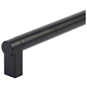 Emtek Select Smooth 54" Center to Center Back to Back Appliance Door Pull Set with Rectangular Stem Flat Black