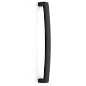 Emtek Bauhaus 12" Center to Center Back to Back Appliance Door Pull Set Flat Black