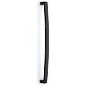 Emtek Bauhaus 18" Center to Center Back to Back Appliance Door Pull Set Flat Black