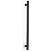 Emtek Bar 18" Center to Center Back to Back Appliance Door Pull Set Flat Black