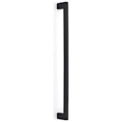 Emtek Trail 18" Center to Center Back to Back Appliance Door Pull Set Flat Black