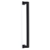 Emtek Alexander 12" Center to Center Back to Back Appliance Door Pull Set Flat Black