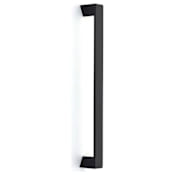 Emtek Trinity 12" Center to Center Back to Back Appliance Door Pull Set Flat Black