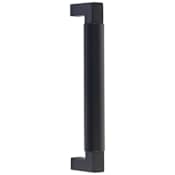 Emtek Hercules Smooth 8" Center to Center Back to Back Door Pull Set Flat Black