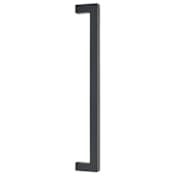 Emtek Rustic Modern 12" Center to Center Back to Back Appliance Door Pull Set Flat Black Bronze