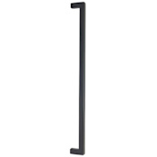 Emtek Rustic Modern 18" Center to Center Back to Back Appliance Door Pull Set Flat Black Bronze