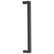 Emtek Keaton 12" Center to Center Back to Back Appliance Door Pull Set Flat Black