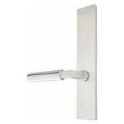 Emtek Stainless Steel Door Configuration 3 Thumbturn Multi Point Trim Lever Set with American Cylinder Above Handle Stainless Steel