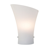 ET2 Single Light Up Lighting Wall Washer from the Conico Collection Satin Nickel
