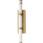 ET2 Aragon 26" Tall Wall Sconce White Alabaster / Gold