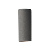ET2 Pilar 2 Light 13" Tall LED Outdoor Wall Sconce Greystone