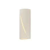 ET2 Puff 16" Tall LED Outdoor Wall Sconce Chaulk White