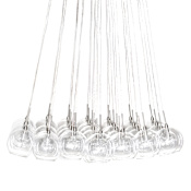ET2 Starburst 33" 37 Light Pendant Clear Stars