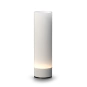ET2 Highball 14" Tall LED Column Table Lamp Black / Translucent Frost