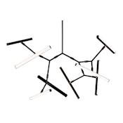 ET2 Robotica 8 Light 38" Wide LED Abstract Chandelier Black
