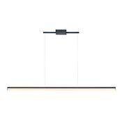ET2 Hover 48" Wide LED Linear Chandelier Black