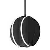 ET2 Interval 8" Wide LED Mini Pendant - Globe Black