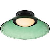 ET2 Jensen 12" Wide Semi-flush Ceiling Fixture Black