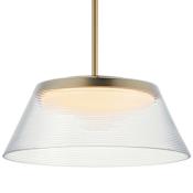 ET2 Jensen 18" Wide Pendant Satin Brass