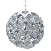 ET2 Fiori 23" 20 Light Pendant Polished Chrome