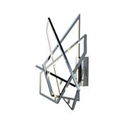 ET2 Trapezoid 26-1/2" Tall LED Wall Light Polished Chrome