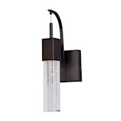 ET2 Fizz III 15'' Wall Sconce with Glass Cube Shade Bronze