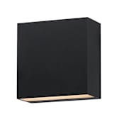 ET2 Cubed 6" Tall 2 Light LED Wall Sconce Black