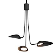 ET2 Marsh 28" Wide LED Pendant Black
