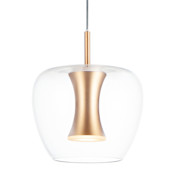ET2 Newton 9" Wide LED Mini Pendant Black / Gold