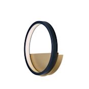 ET2 Hoopla 12" Tall Wall Sconce Black / Gold