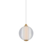 ET2 Rhythm 5" Wide LED Mini Pendant Gold