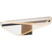 ET2 Manta 7" Tall Wall Sconce Black