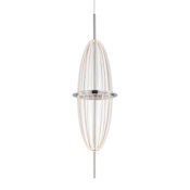 ET2 Quasar 6" Wide LED Mini Pendant Polished Chrome
