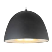 ET2 Fungo 24" Wide LED Pendant Black / Satin Brass