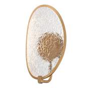 ET2 Moonscapes 14" Tall LED Wall Sconce Brushed Champagne