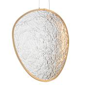 ET2 Moonscapes 16" Wide LED Pendant Brushed Champagne