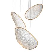 ET2 Moonscapes 30" Wide LED Multi Light Pendant Brushed Champagne