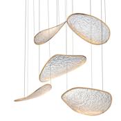 ET2 Moonscapes 47" Wide LED Multi Light Pendant Brushed Champagne