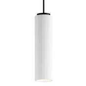 ET2 Pleat 3" Wide Mini Pendant Black