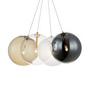 ET2 Burst 4 Light 17" Wide LED Pendant Gold