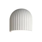 ET2 Basilica 8" Tall LED Wall Sconce Chaulk White